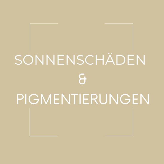 SONNENSCHÄDEN - PIGMENTIERUNGEN